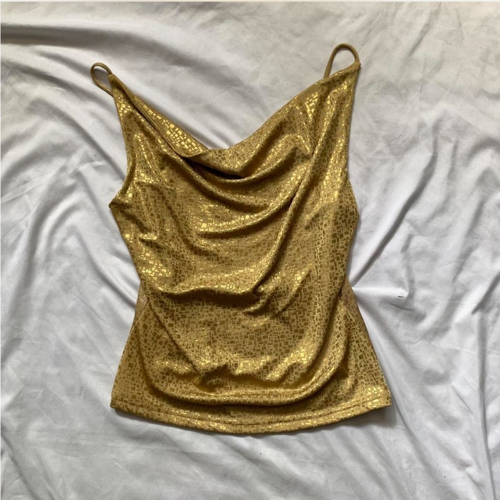 Vintage Cowl Neck Tank